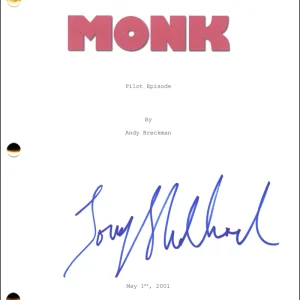 Tony Shalhoub Signed Autograph Monk Full Pilot Script Screenplay - Adrian Monk