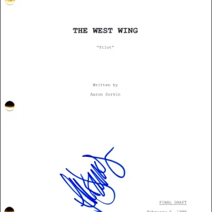 Allison Janney Signed Autograph The West Wing Pilot Script Screenplay - CJ Cregg