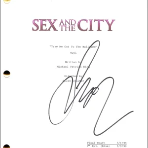 Sarah Jessica Parker Signed Autograph Sex and the City Script Screenplay JSA COA