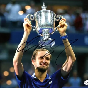 Daniil Medvedev Signed Autograph 8x10 Photo - US Open Tennis Champion w/ JSA COA
