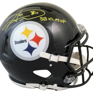 Steelers Hines Ward "SB XL MVP" Signed Full Size Speed Proline Helmet BAS Wit