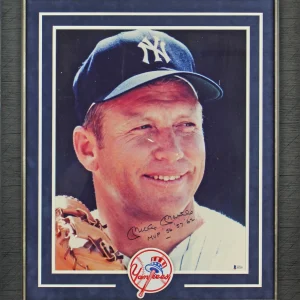 Yankees Mickey Mantle "MVP '56 '57 '62" Authentic Signed 16x20 Framed Photo BAS