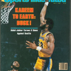 Lakers Kareem Abdul-Jabbar May 5th, 1980 Sports Illustrated Magazine Un-signed 1