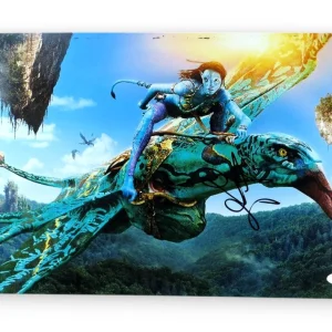 Zoe Saldana Signed Autographed 12X18 Photo Avatar Neytiri JSA CA07701