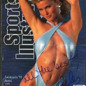 Vendela Kirsebom "All The Best" Signed Sports Ill. Magazine Cover Feb. 1993 BAS