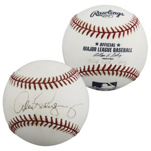 Yankees Alex Rodriguez Authentic Signed Allen Selig OML Baseball BAS #BU64246