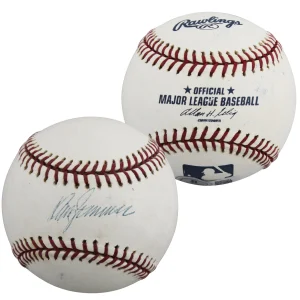 Yankees Don Zimmer Authentic Signed Allen Selig OML Baseball BAS #BU64181