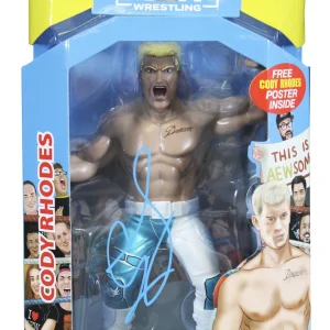WWE Cody Rhodes Signed All Elite Wrestling Series 1 #08 Figure BAS #BU55061