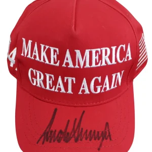 Donald J. Trump Authentic Signed Make America Great Again Hat PSA/DNA #AQ05440