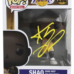 Lakers Shaquille O'Neal Signed #208 Funko Pop Vinyl Figure BAS Witness #3W386155