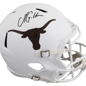 Texas Matthew Golden Authentic Signed Full Size Speed Rep Helmet BAS Witnessed