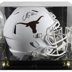 Texas Matthew Golden Signed Full Size Speed Rep Helmet W/ Case BAS Witnessed