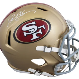 49ers Deion Sanders Signed Full Size Speed Rep Helmet BAS Witnessed #4W108347