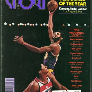 Lakers Kareem Abdul-Jabbar February 1978 Sport Magazine Un-signed