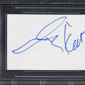 Toby Keith Singer Authentic Signed 3x5 Index Card Autographed BAS Slabbed