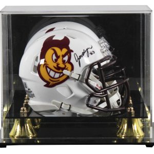 Arizona State Jordyn Tyson Signed White Speed Mini Helmet W/ Case BAS Witnessed