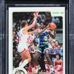 Celtics Robert Parish Signed 1985 Star #99W Card Auto Graded GM 10! BAS Slabbed