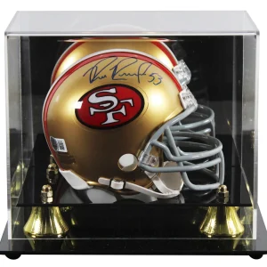 49ers Bill Romanowski Authentic Signed VSR4 Rep Mini Helmet W/ Case BAS