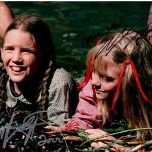 ALISON ARNGRIM and MELISSA GILBERT Signed 8x10 LHOTP Photo w/ Hologram COA