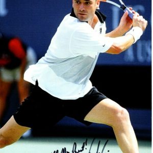 ANDRE AGASSI Signed 8x10 TENNIS Photo w/ Hologram COA