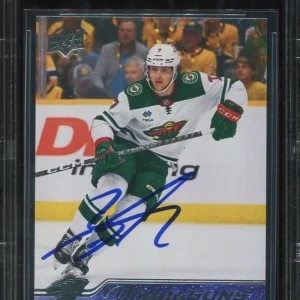 WILD BROCK FABER signed auto 2023 UD YOUNG GUNS ROOKIE CARD RC YG BECKETT (BAS)