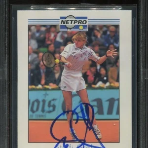 STEFFI GRAF signed autographed 1993 NETPRO ROOKIE CARD RC BECKETT (BAS) GOAT