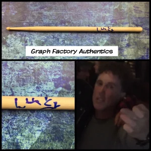 GFA Circle Jerks Drummer * LUCKY LEHRER * Signed Autograph Drumstick AD1 COA