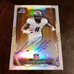 Kevin White Auto 2015 Bowman Chrome Refractor Rookie On Card Autograph BEARS