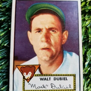 1952 Topps Baseball Card #164 Walt Dubiel VGEX Cream Back See Pics