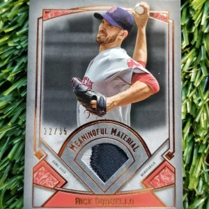 2017 MUSEUM COLLECTION RICK PORCELLO JERSEY 2CLR PATCH SP #ED /35