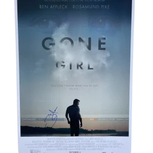 BEN AFFLECK SIGNED GONE GIRL FULL SIZE ORIGINAL MOVIE POSTER 27X40 DS BECKETT
