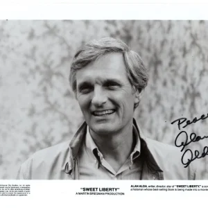 ALAN ALDA Signed Autographed 8x10 SWEET LIBERTY Original Press Photo