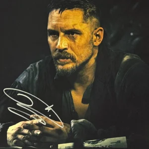 Tom Hardy Signed 11x14 Photo Taboo Authentic Authentic Autograph Beckett