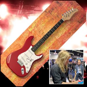 GFA Dio E Whitesnake Chitarrista * DOUG ALDRICH * Chitarra Elettrica Firmata COA