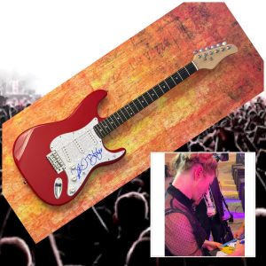 GFA Amanda Palmer & Brian V. The Dresden Dolls Firmato Elettrico Chitarra COA