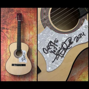 Chitarra Acustica Firmata GFA Candida Star E Dawn * TONY ORLANDO * COA