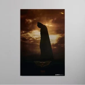KITH X BATMAN BEGINS POSTER IN HAND BRAND NEW CHRISTIAN BALE