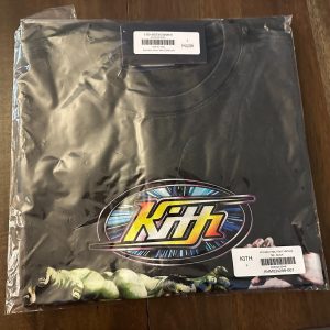 KITH X MARVEL VS CAPCOM FINAL FIGHT T TEE SHIRT BLACK L LARGE NWT NEW IN HAND