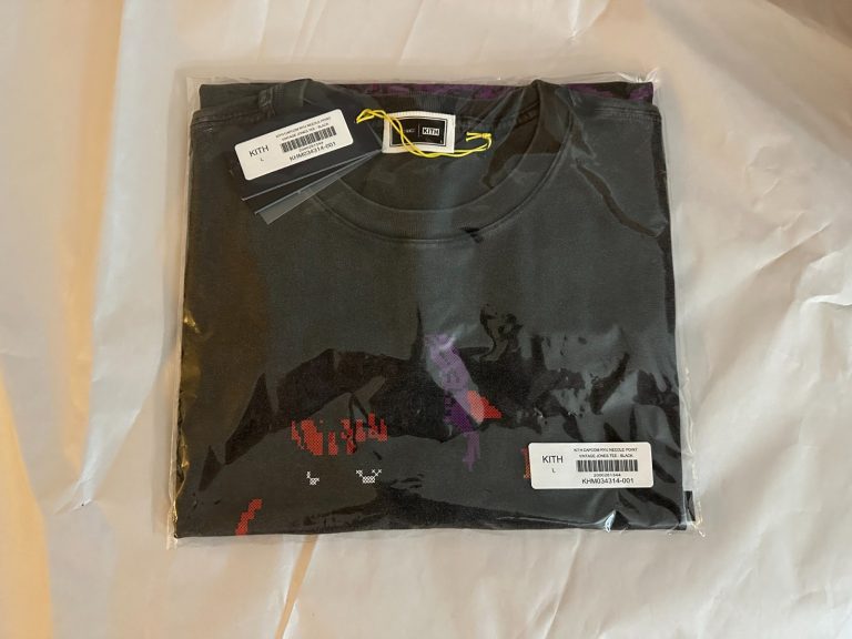 KITH X CAPCOM RYU T TEE SHIRT BLACK L LARGE IN HAND NWT NEW STREET FIGHTER