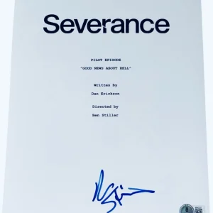 Ben Stiller Signed Autograph Severance "Pilot" TV Full Episode Script Beckett