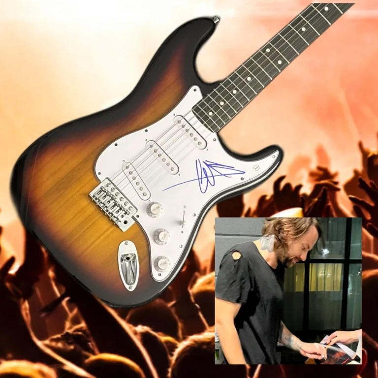 GFA  Beartooth Band  * CALEB SHOMO *  Signed Electric Guitar PROOF COA