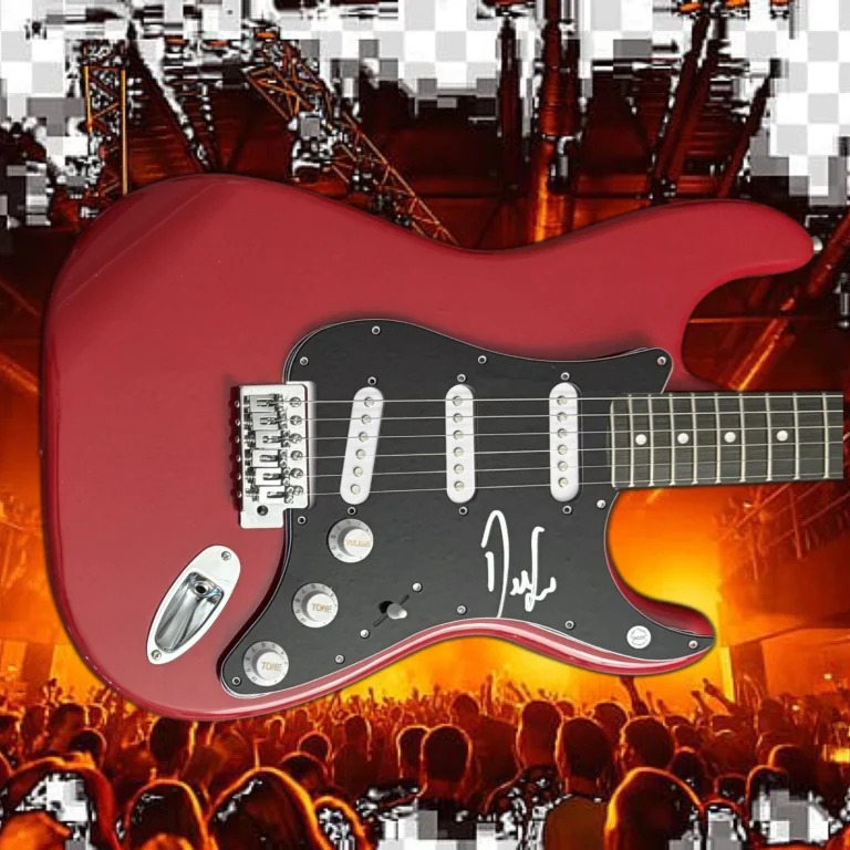 GFA  Default Band Singer  * DALLAS SMITH *  Signed Electric Guitar COA