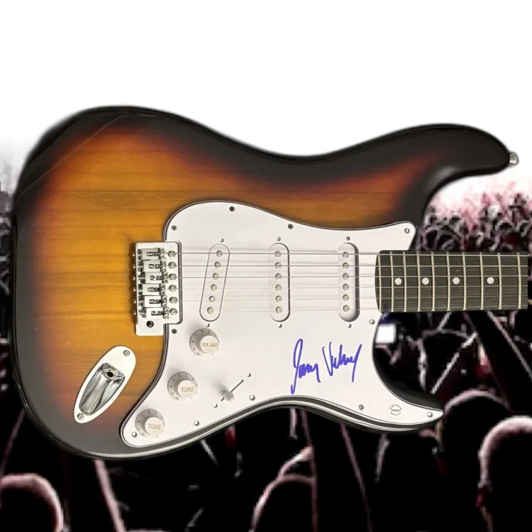 GFA Pressure & Until Morning Star  * JAMES VICKERY *  Signed Electric Guitar COA