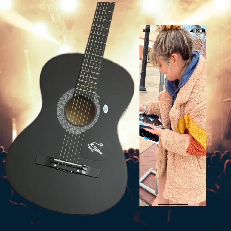 PSA Things a Man Oughta Know Star * LAINEY WILSON * Signed Acoustic Guitar COA