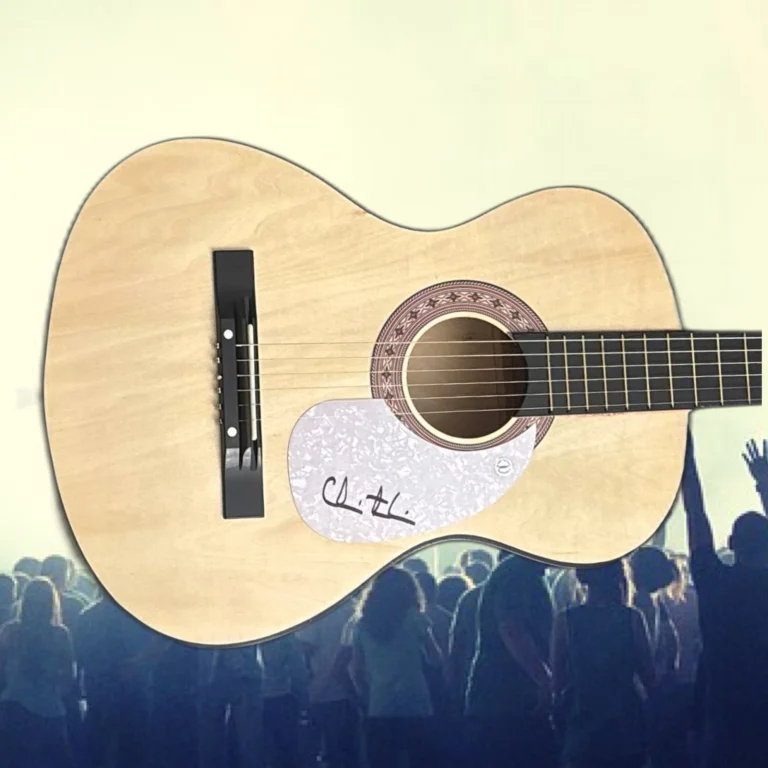 GFA Arriving Gospel Our God Star  * CHRIS TOMLIN *  Signed Acoustic Guitar COA