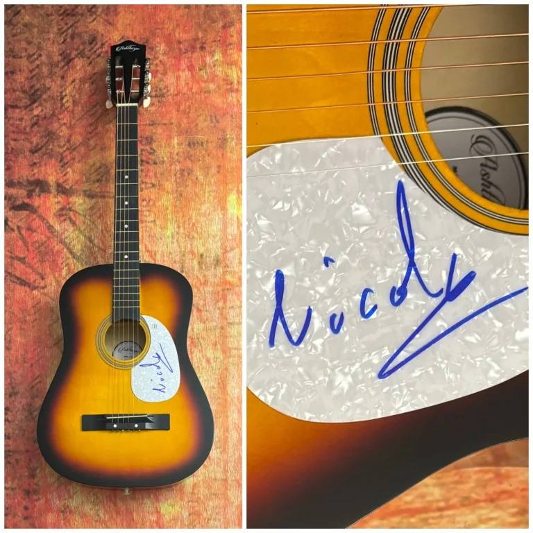 GFA Gipsy Kings Bamboleo  * NICOLAS REYES *  Signed Acoustic Guitar COA