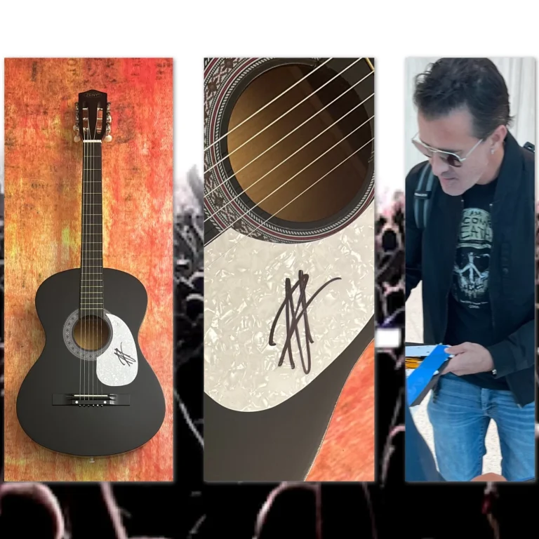 GFA  Creed Human Clay  * SCOTT STAPP *  Signed Acoustic Guitar PROOF COA