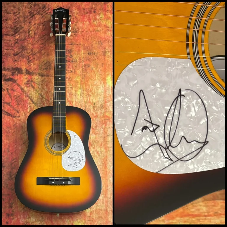 PSA  Savatage Band Frontman * JON OLIVA *  Signed Acoustic Guitar PROOF COA