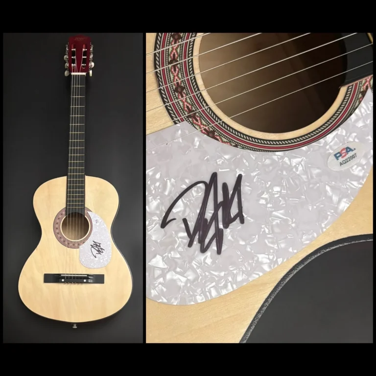 PSA  Boys Back Home Star  * DYLAN MARLOWE *  Signed Acoustic Guitar COA
