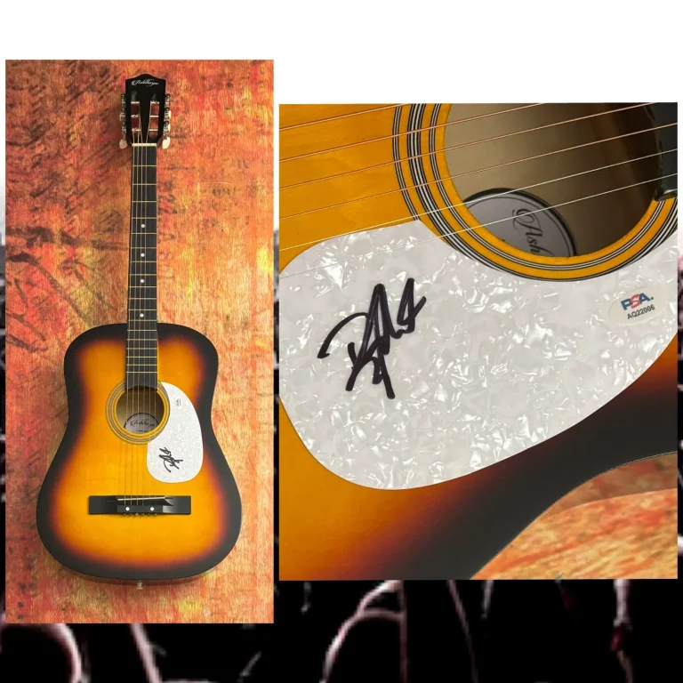 PSA  Boys Back Home Star  * DYLAN MARLOWE *  Signed Acoustic Guitar COA